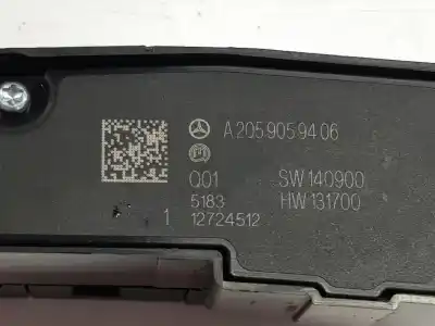 Автозапчасти б/у выключатель за mercedes-benz clase c (w205) familiar 2.1 cdi cat ссылки oem iam a2059059406  a2059059406