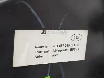 Автозапчасти б/у бардачок за audi q7 3.0 v6 24v tdi clean diesel ссылки oem iam 4l1857104  4l1857104