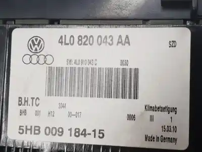Автозапчасти б/у климат-контроль за audi q7 3.0 v6 24v tdi clean diesel ссылки oem iam 4l0820043aa  4l0820043aa