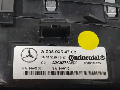 Автозапчасти б/у климат-контроль за mercedes-benz clase c (w205) familiar 2.1 cdi cat ссылки oem iam a2059054706  a2059054706