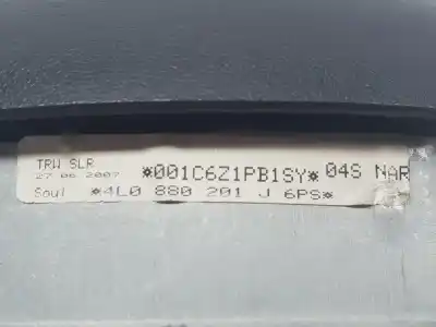 Автозапчасти б/у комплект подушки безопасности за audi q7 (4l) 4.2 v8 32v tdi biturbo 326 cv / 240 kw ссылки oem iam   