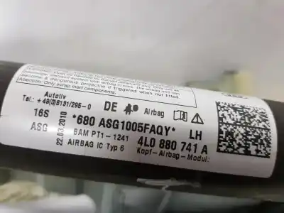 Автозапчасти б/у подушка безопасности передняя левая шторка безопасности за audi q7 3.0 v6 24v tdi clean diesel ссылки oem iam 4l0880741a  4l0880741a