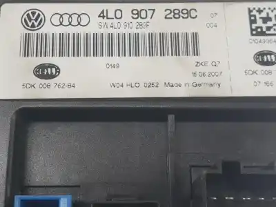 Автозапчастина б/у електронний модуль для audi q7 (4l) 4.2 v8 32v tdi biturbo 326 cv / 240 kw посилання на oem iam 4l0907289c  4l0907289c