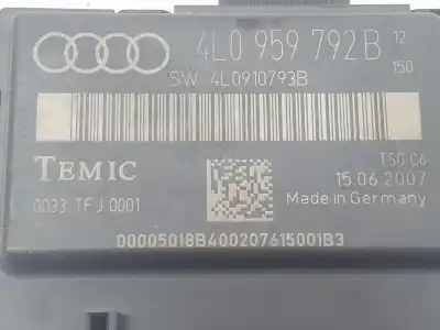 Автозапчасти б/у электронный модуль за audi q7 (4l) 4.2 v8 32v tdi biturbo 326 cv / 240 kw ссылки oem iam 4l0959792b  4l0959792b