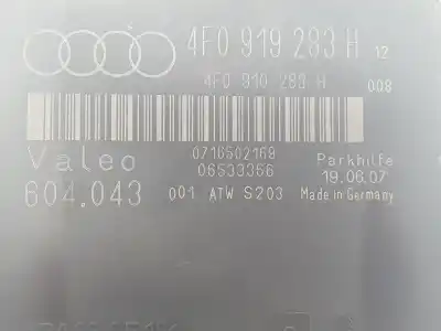 Автозапчасти б/у электронный модуль за audi q7 (4l) 4.2 v8 32v tdi biturbo 326 cv / 240 kw ссылки oem iam 4f0919283h