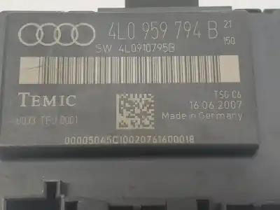 Автозапчасти б/у электронный модуль за audi q7 (4l) 4.2 v8 32v tdi biturbo 326 cv / 240 kw ссылки oem iam 4l0959794b