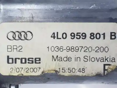 Автозапчасти б/у мотор переднего левого стекла за audi q7 (4l) 4.2 v8 32v tdi biturbo 326 cv / 240 kw ссылки oem iam 4l0959801b