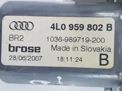 Автозапчасти б/у мотор заднего правого стекла за audi q7 (4l) 4.2 v8 32v tdi biturbo 326 cv / 240 kw ссылки oem iam 4l0959802b  4l0959802b