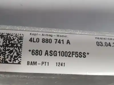 Автозапчасти б/у передняя правая подушка безопасности за audi q7 (4l) 4.2 v8 32v tdi biturbo 326 cv / 240 kw ссылки oem iam 4l0880742a  4l0880742a