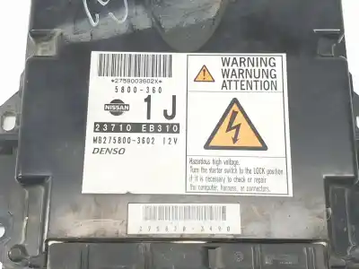Автозапчастина б/у ебу контролер двигуна для nissan navara pick-up (d40m) 2.5 dci diesel cat посилання на oem iam 23710eb310  23710eb310