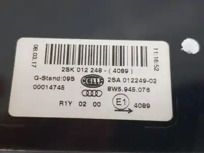 Автозапчасти б/у внутренний правый задний фонарь за audi a4 b9 (8w2, 8wc) 40 tdi ссылки oem iam 8w5945076  8w5945076