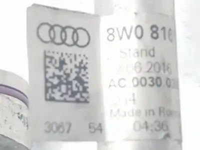 Автозапчасти б/у трубы кондиционирования воздуха за audi a4 b9 (8w2, 8wc) 40 tdi ссылки oem iam 8w0816743b  8w0816743b