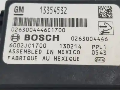 Peça sobressalente para automóvel em segunda mão módulo eletrônico por opel mokka / mokka x (j13) 1.7 cdti (_76) referências oem iam 13354532  13354532