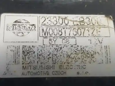 Автозапчастина б/у двигун запускається для nissan navara pick-up (d40m) 2.5 dci diesel cat посилання на oem iam 23300eb300  23300eb300