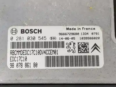 Автозапчасти б/у блок управления двигателем за citroen ds3 (sa_) 1.4 hdi 70 (sa8hp4) ссылки oem iam 9807886180  9807886180