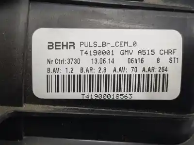 Pezzo di ricambio per auto di seconda mano ventola riscaldamento per citroen ds3 (sa_) 1.4 hdi 70 (sa8hp4) riferimenti oem iam 6441cr  6441cr