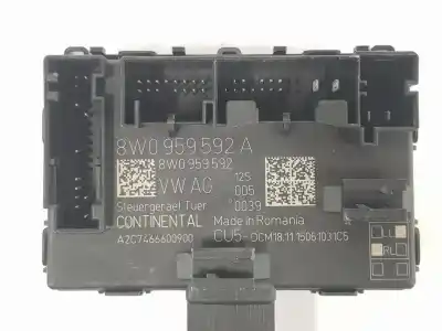 Автозапчастина б/у електронний модуль для audi a4 avant 3.0 v6 24v tdi посилання на oem iam 8w0959592a  8w0959592a