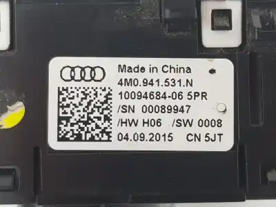 Автозапчастина б/у управління світлом для audi a4 avant 3.0 v6 24v tdi посилання на oem iam 4m0941531n  4m0941531n