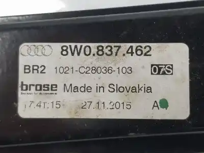 Автозапчасти б/у регулятор стекла переднего правого за audi a4 avant 3.0 v6 24v tdi ссылки oem iam 8w0837462  8w0837462