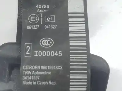 Автозапчасти б/у задний правый ремень безопасности за citroen ds3 (sa_) 1.4 hdi 70 (sa8hp4) ссылки oem iam 98019948xx  98019948xx