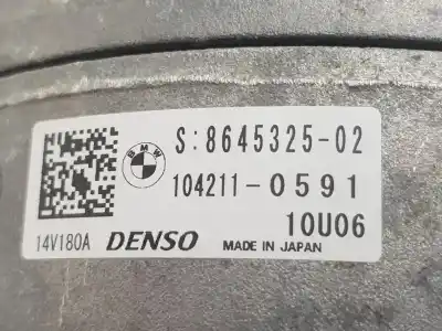 Second-hand car spare part alternator for bmw serie 1 lim. 1.6 16v oem iam references 12318648045