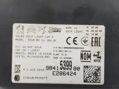 Second-hand car spare part electronic module for citroen c4 lim. 1.2 12v e-thp oem iam references 9841539980  9841539980