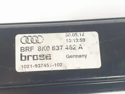 Pezzo di ricambio per auto di seconda mano alzacristalli anteriore destro per audi a4 b8 avant (8k5) 3.0 tdi riferimenti oem iam 8k0837462a  8k0837462a