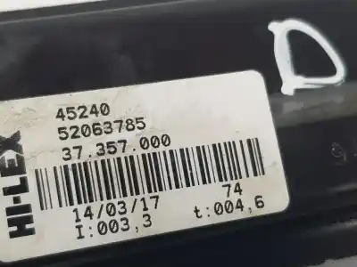 Second-hand car spare part passenger side right window regulator for opel combo furgoneta/monovolumen (x12) 1.3 cdti (b05) oem iam references 95509364  95509364