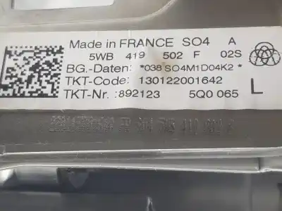 Автозапчасти б/у рулевая колонка за skoda octavia lim. (nx3) 2.0 tdi ссылки oem iam 5wb419502f  5wb419502f