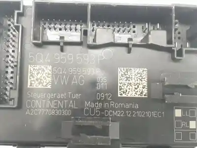 Автозапчастина б/у електронний модуль для skoda octavia lim. (nx3) 2.0 tdi посилання на oem iam 5q4959593p
