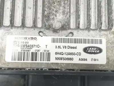 Second-hand car spare part ecu engine control for land rover range rover (lm) 3.6 td v8 oem iam references 6h4q12a650cd  6h4q12a650cd