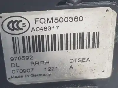 Автозапчастина б/у замок заднього правого дверя для land rover range rover (lm) 3.6 td v8 посилання на oem iam fqm500360  fqm000148