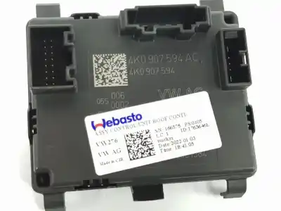 Автозапчастина б/у електронний модуль для cupra formentor dpca посилання на oem iam 4k0907594ac  4k0907594ac