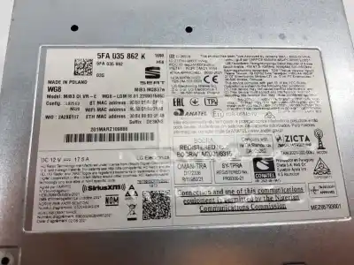 Автозапчастина б/у електронний модуль для cupra formentor dpca посилання на oem iam 5fa035862k  5fa035862k