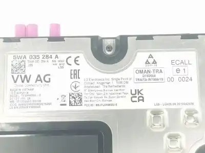 Автозапчастина б/у електронний модуль для skoda octavia lim. (nx3) 2.0 tdi посилання на oem iam 5wa035284a  5wa035284a
