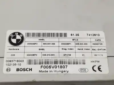 Автозапчастина б/у електронний модуль для bmw 2 active tourer (f45) 216 d посилання на oem iam 61357412610  61357412610