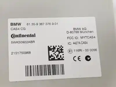 Автозапчастина б/у електронний модуль для bmw x3 (f25) 2.0 16v turbodiesel посилання на oem iam 9367376  61359367376