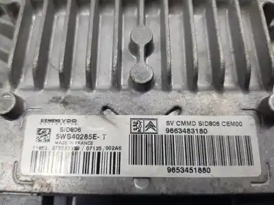 Second-hand car spare part ecu engine control for citroen c2 (jm_) 1.4 hdi oem iam references 9653451880  9663483180