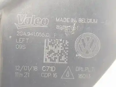 Pezzo di ricambio per auto di seconda mano faro anteriore sinistro per volkswagen t-roc (a11, d11) 1.0 tsi riferimenti oem iam 2ga941055c  2ga941055c