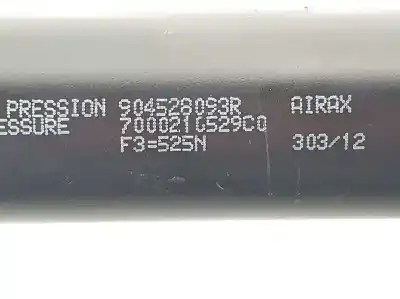 Second-hand car spare part tailgate gas strut for dacia lodgy (js_) 1.2 tce (jsay jsm0) oem iam references 904528093r  70002105229c0
