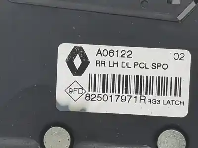 Автозапчастина б/у замок дверей заднього лівого для renault espace v (jr_) 1.6 dci 160 посилання на oem iam 825017971r  825039389r