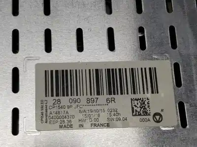 Second-hand car spare part multifunction display for renault espace v (jr_) 1.6 dci 160 oem iam references 280908976r