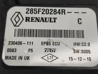 Second-hand car spare part electronic module for renault talisman (lp_) 1.6 dci 160 oem iam references 285f20284r  285f20284r
