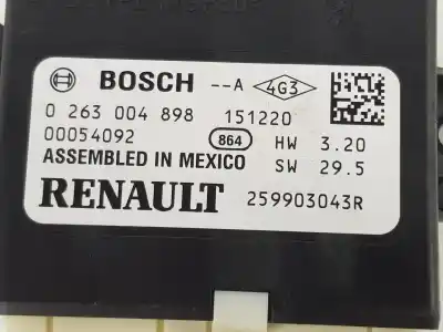 Second-hand car spare part electronic module for renault talisman (lp_) 1.6 dci 160 oem iam references 0263004898  259903043r