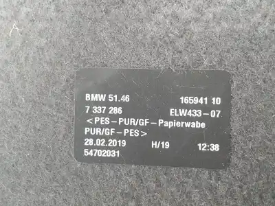 Second-hand car spare part parcel shelf for bmw serie 4 coupe 2.0 twinturbo oem iam references 7337286 51498062774 