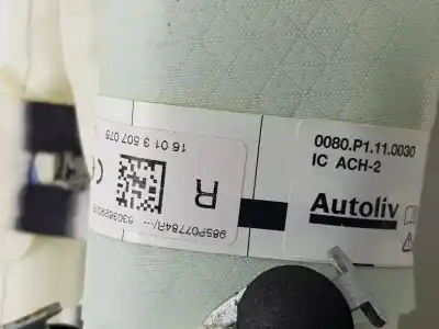 Автозапчастина б/у передня права подушка безпеки для renault espace v (jr_) 1.6 dci 160 посилання на oem iam 985p07784r  985p07784r