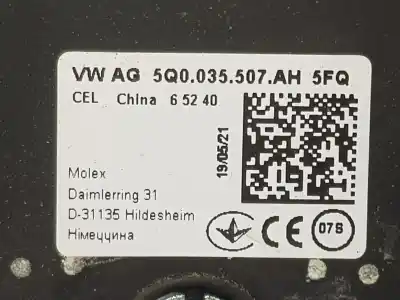Peça sobressalente para automóvel em segunda mão antena por seat ateca 2.0 tdi referências oem iam 5q0035507ah  5q0035507ah