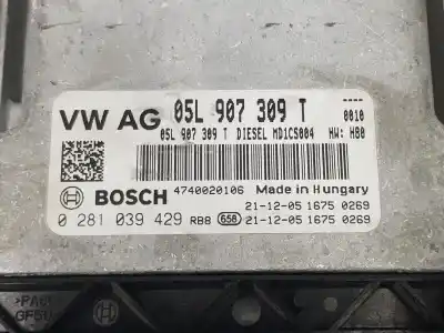Автозапчасти б/у блок управления двигателем за seat ateca 2.0 tdi ссылки oem iam 0281039429  05l907309t