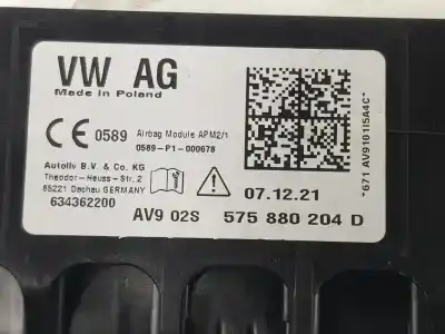 Автозапчасти б/у подушка безопасности передняя правая за seat ateca 2.0 tdi ссылки oem iam 575880204d  575880204d