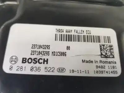 Peça sobressalente para automóvel em segunda mão centralina de motor uce por renault clio v 1.5 blue dci diesel fap referências oem iam 0281036522  237104329s